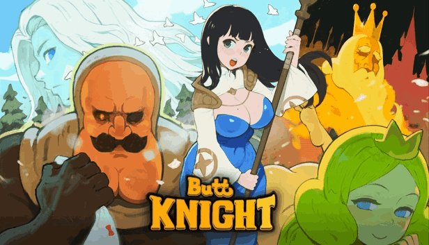 《蜜臀骑士/ButtKnight》PC弹幕STG评测：动态立绘+硬核玩法解析