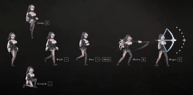 《哥特少女勇闯恶魔城2/SiNiSistar2 V1.01》深度解析:像素动作巅峰之作的正确打开方式图片-4 《哥特少女勇闯恶魔城2/SiNiSistar2 V1.01》深度解析:像素动作巅峰之作的正确打开方式图片-4
