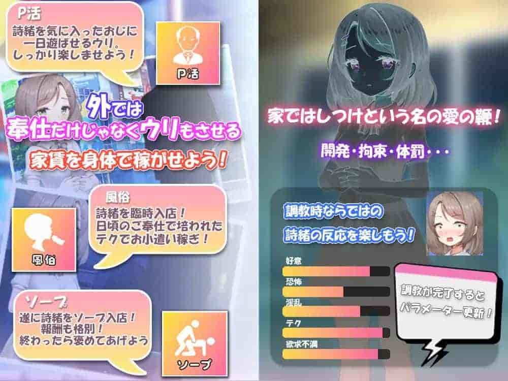 PC平台养成SLG游戏《将纯真少女调教成我喜欢的模样》版本更新与配置需求