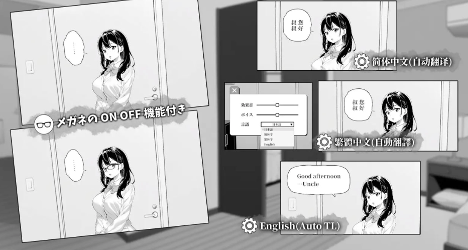 无气力的侄女搞笑互动体验 - SLG 官中版 (PC 平台 动态 CV FM/BD 85M) 图片-1