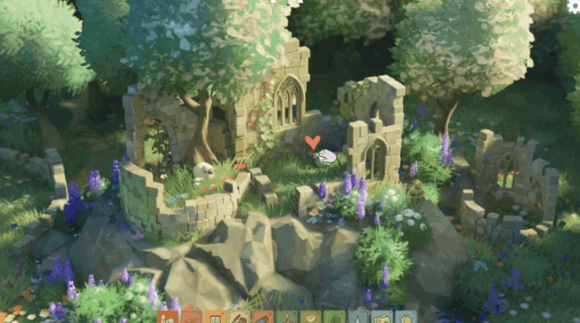 治愈系沙盒建造游戏《Tiny Glade 林间小世界》v1.14.0a中文版-PC配置与更新详情